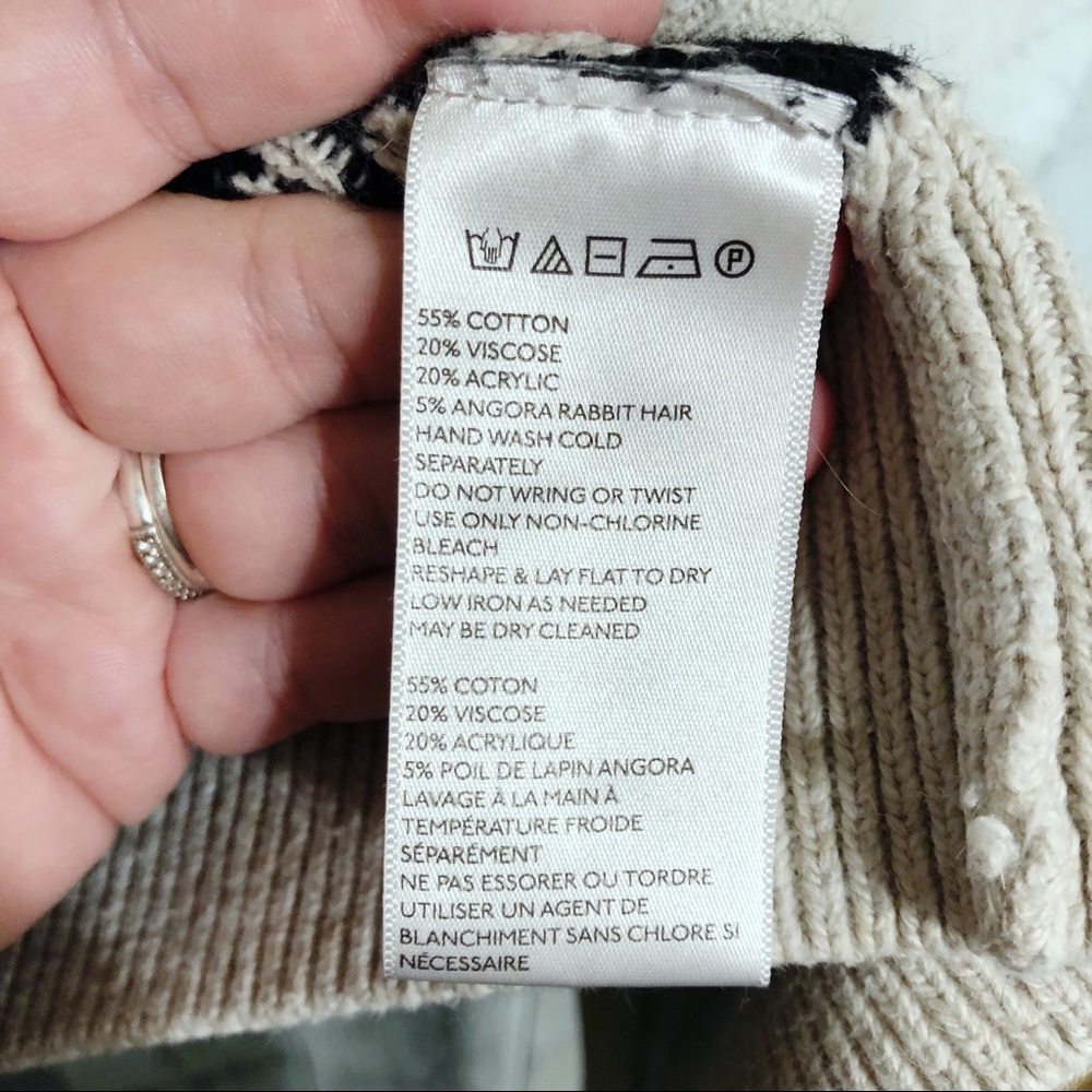 Anthro staring at stars | large | Aztec sweater - Picture 5 of 6